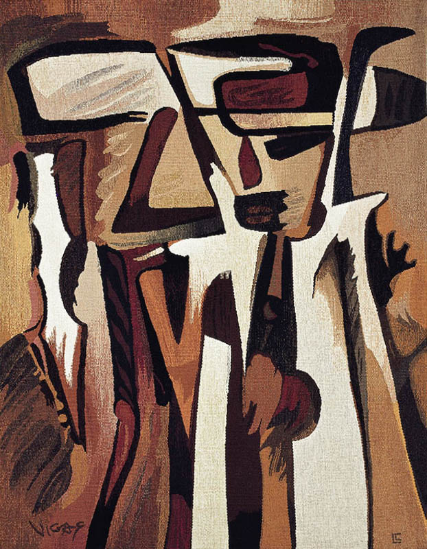 <b>TACARIGÜENSE</b>, 1976 <br> Tapestry. Low-warp. Camille Legoueix Atelier, Aubusson, France | Tapiz. Bajo lizo. Atelier de Camille Legoueix, Aubusson, Francia<br> 86.61 x 70.86 in | 220 x 180 cm 