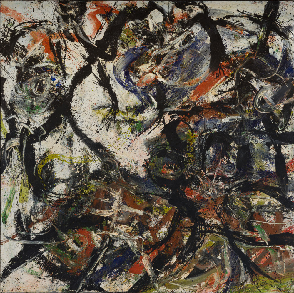 <b>MEGATÚ</b>, 1962 <br> Óleo sobre tela | Oil on canvas<br> 200 x 200 cm | 78 3/4 x 78 3/4 in. 