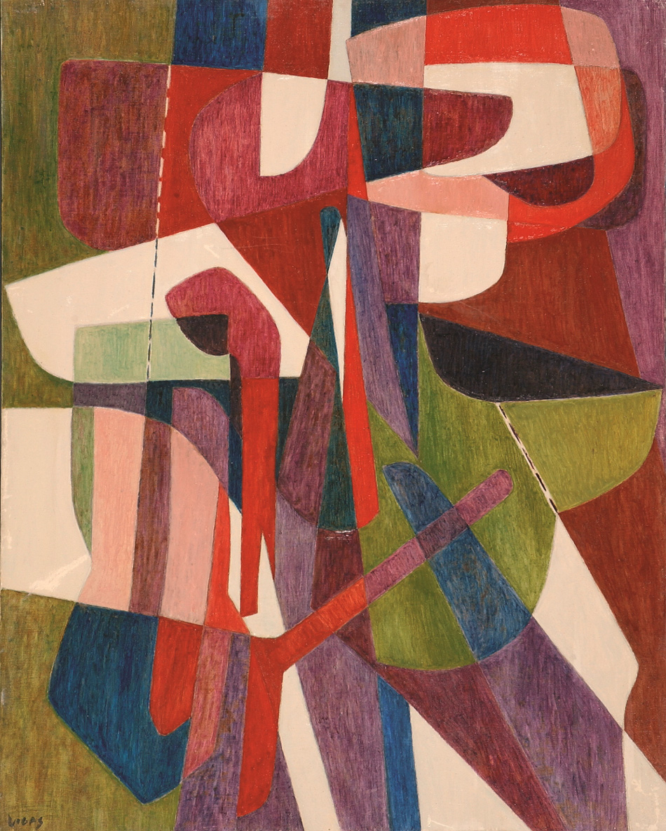 <b>LÚDICA III</b>, 1970 <br> Óleo sobre tela | Oil on canvas<br> 100,5 x 80 cm | 39 9/16 x 31 1/2 in. 
