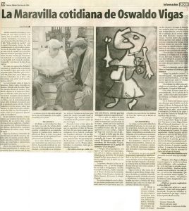 Everyday wonder of Oswaldo Vigas