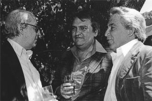 Juan Sánchez Peláez, Rafael Cadenas and Oswaldo Vigas, Caracas, 1988