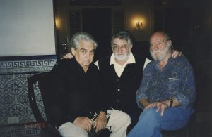 Oswaldo Vigas, Gérard Voisin and Corneille in Havana, Cuba, 1996