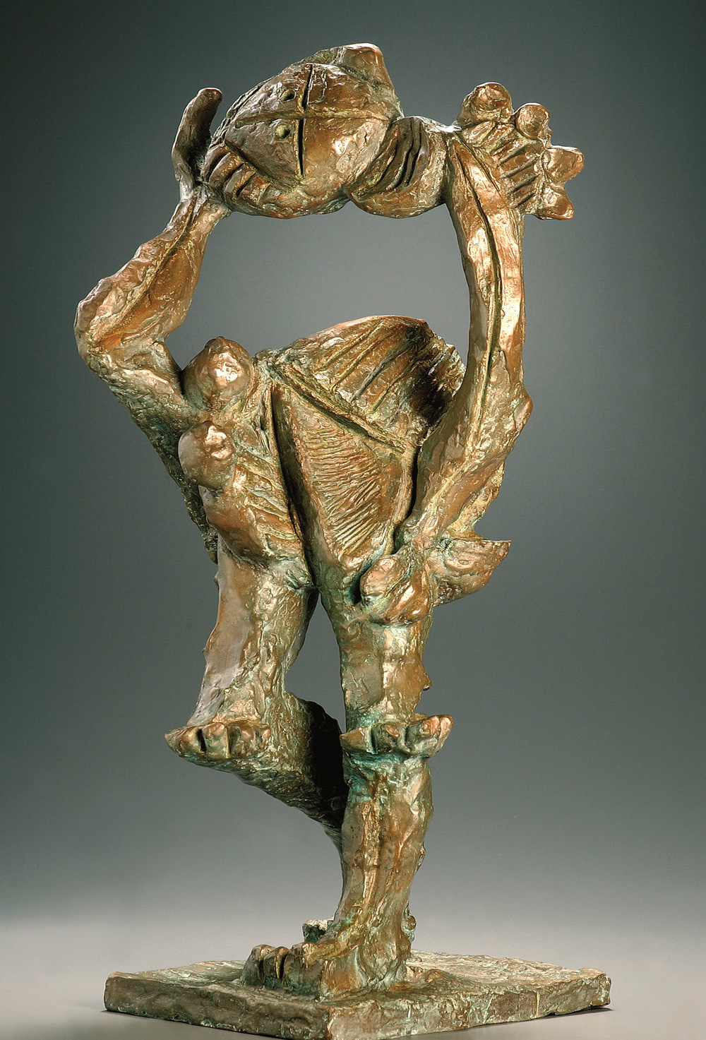 <b>CENTAURA</b>, 1990 <br> Bronze | Bronce<br> 24.80 x 11.02 x 12.20 in | 63 x 28 x 31 cm 