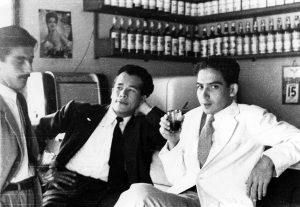 De izq.a der.: Julio D´hers, Castro and Oswaldo Vigas in Bejuma, 1947.