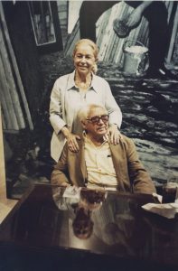 Oswaldo Vigas and his wife, Janine. 2000