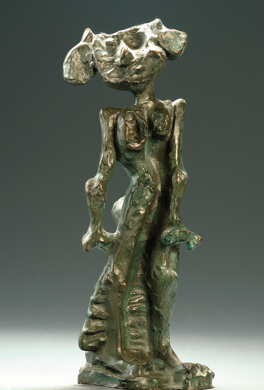 <b>COQUETA</b>, 1985 <br> Bronze | Bronce<br> 6.69 x 4.72 x 3.93 in | 17 x 12 x 10 cm 