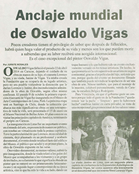 Global anchor of Oswaldo Vigas
